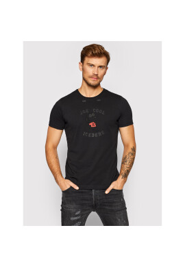 Iceberg Тишърт 21II1P0F0156301 Черен Slim Fit - Pepit.bg