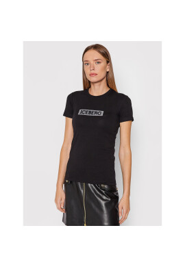 Iceberg Тишърт 21II2P0F0716309 Черен Regular Fit - Pepit.bg
