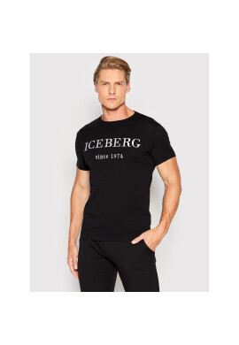 Iceberg Тишърт 22II1P0F0146301 Черен Regular Fit - Pepit.bg
