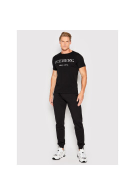 Iceberg Тишърт 22II1P0F0146301 Черен Regular Fit - Pepit.bg