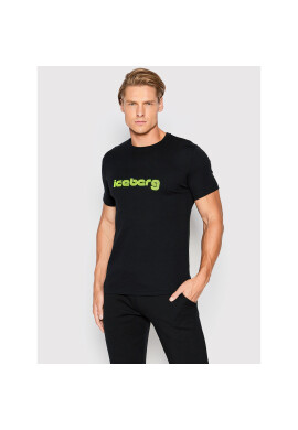 Iceberg Тишърт 22II1P0F0176307 Черен Regular Fit - Pepit.bg