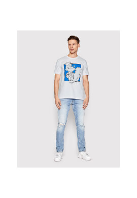 Iceberg Тишърт 22II1P0F02463011101 Бял Regular Fit - Pepit.bg