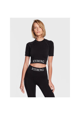 Iceberg Тишърт FA1463039000 Черен Slim Fit - Pepit.bg