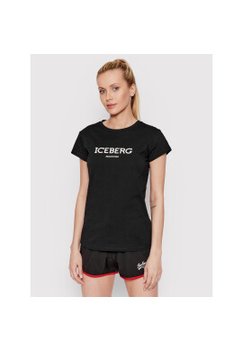 Iceberg Тишърт ICE2WTS01 Черен Regular Fit - Pepit.bg