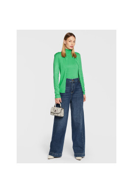 ICHI Кардиган Mafa 103115 Зелен Slim Fit - Pepit.bg