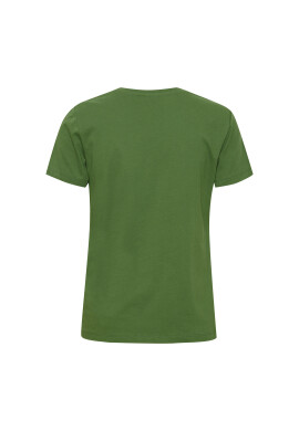 ICHI Тишърт 20118132 Зелен Regular Fit - Pepit.bg
