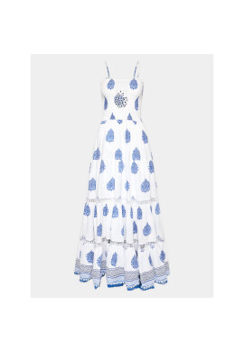 Iconique Лятна рокля IC23 064 Бял Regular Fit - Pepit.bg