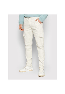 Imperial Текстилни панталони P640314600 Бял Regular Fit - Pepit.bg