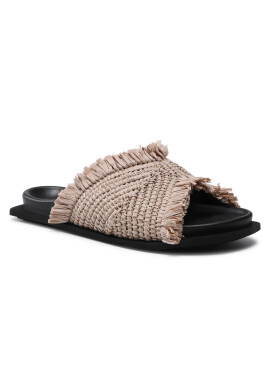 Inuikii Чехли Raffia Moon 70106-095 Бежов - Pepit.bg