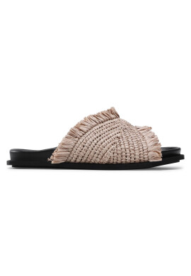 Inuikii Чехли Raffia Moon 70106-095 Бежов - Pepit.bg
