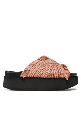 Inuikii Чехли Raffia Moon Platform 70103-095 Кафяв - Pepit.bg