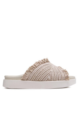 Inuikii Чехли Raffia Moon 70106-195 Бежов - Pepit.bg