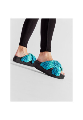 Inuikii Чехли Woven Batic Platform 70103-008 Син - Pepit.bg