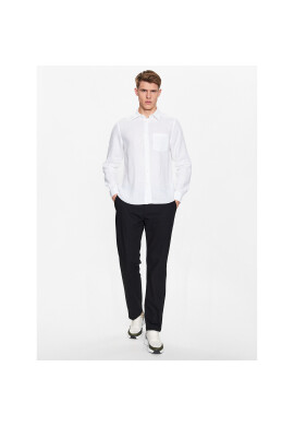 J.Lindeberg Риза Clean FMST07687 Бял Slim Fit - Pepit.bg