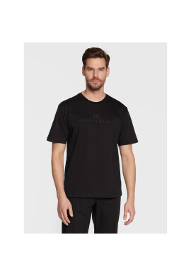J.Lindeberg Тишърт Alpha AMJT06699 Черен Regular Fit - Pepit.bg