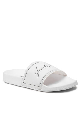 Jack&Jones Чехли Jfwgary Pool Slider 12192856 Бял - Pepit.bg