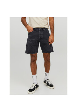 Jack&Jones Дънкови шорти Chris 12231118 Черен Relaxed Fit - Pepit.bg