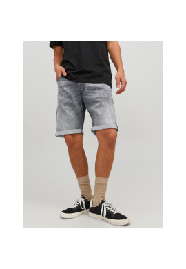 Jack&Jones Дънкови шорти Chris 12236193 Сив Relaxed Fit - Pepit.bg