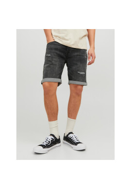 Jack&Jones Дънкови шорти Rick 12224129 Черен Regular Fit - Pepit.bg