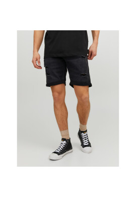 Jack&Jones Дънкови шорти Rick 12228274 Черен Regular Fit - Pepit.bg