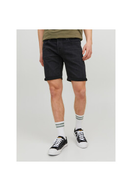 Jack&Jones Дънкови шорти Rick 12228278 Черен Regular Fit - Pepit.bg