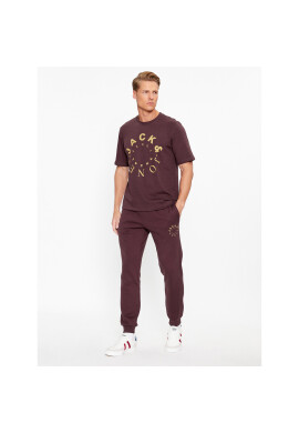 Jack&Jones Долнище анцуг Gordon 12242594 Бордо Regular Fit - Pepit.bg