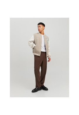 Jack&Jones Яке бомбър College 12230582 Бежов Regular Fit - Pepit.bg