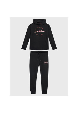 Jack&Jones Junior Анцуг Stamp 12221641 Черен Regular Fit - Pepit.bg