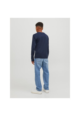 Jack&Jones Junior Блуза 12245919 Тъмносин Regular Fit - Pepit.bg