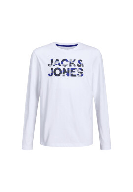 Jack&Jones Junior Блуза 12245920 Бял Loose Fit - Pepit.bg