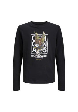 Jack&Jones Junior Блуза 12247588 Черен Standard Fit - Pepit.bg