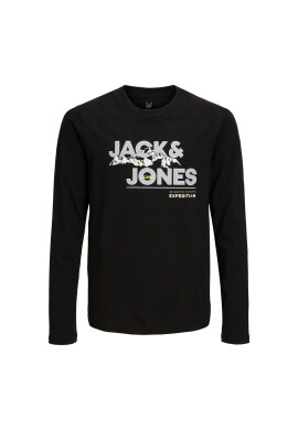 Jack&Jones Junior Блуза Hunter 12221208 Черен Regular Fit - Pepit.bg