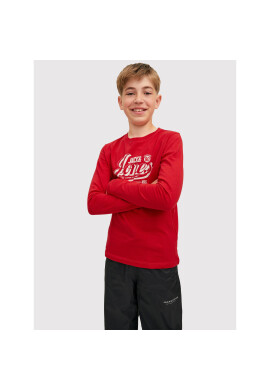 Jack&Jones Junior Блуза Jeans 12212313 Червен Regular Fit - Pepit.bg