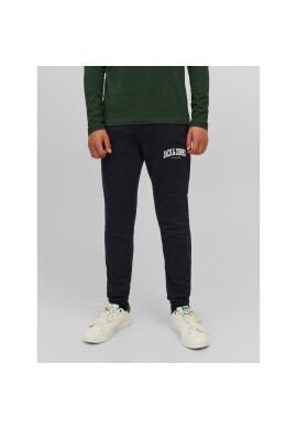 Jack&Jones Junior Долнище анцуг 12237403 Черен Slim Fit - Pepit.bg