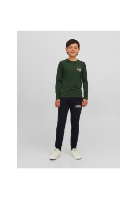 Jack&Jones Junior Долнище анцуг 12237403 Черен Slim Fit - Pepit.bg
