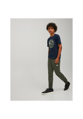 Jack&Jones Junior Долнище анцуг Will 12189809 Зелен Regular Fit - Pepit.bg