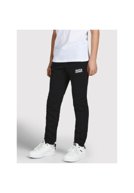 Jack&Jones Junior Долнище анцуг Gordon 12179798 Черен Regular Fit - Pepit.bg