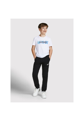 Jack&Jones Junior Долнище анцуг Gordon 12179798 Черен Regular Fit - Pepit.bg