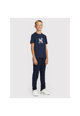 Jack&Jones Junior Долнище анцуг Logo 12213086 Тъмносин Regular Fit - Pepit.bg