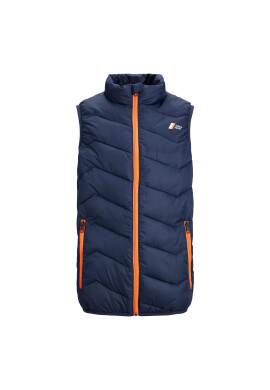 Jack&Jones Junior Елек 12236881 Тъмносин Regular Fit - Pepit.bg