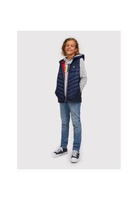 Jack&Jones Junior Елек Hero 12212854 Тъмносин Regular Fit - Pepit.bg