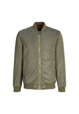 Jack&Jones Junior Яке бомбър 12223380 Зелен Regular Fit - Pepit.bg