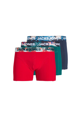 Jack&Jones Junior Комплект 3 чифта боксерки 12224906 Червен - Pepit.bg