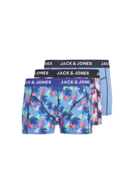 Jack&Jones Junior Комплект 3 чифта боксерки 12235340 Син - Pepit.bg