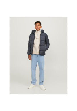 Jack&Jones Junior Пухено яке 12236884 Черен Regular Fit - Pepit.bg