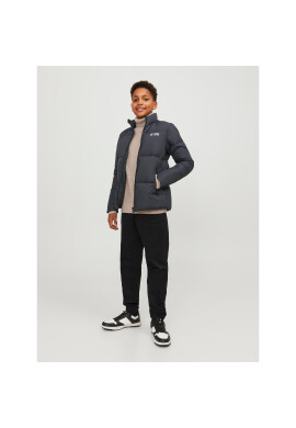 Jack&Jones Junior Пухено яке 12238960 Черен Regular Fit - Pepit.bg