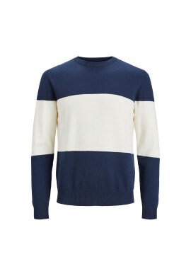 Jack&Jones Junior Пуловер 12238678 Тъмносин Regular Fit - Pepit.bg