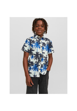 Jack&Jones Junior Риза 12234727 Син Regular Fit - Pepit.bg