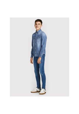 Jack&Jones Junior Риза Sheridan 12148417 Син Regular Fit - Pepit.bg
