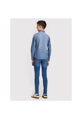 Jack&Jones Junior Риза Sheridan 12148417 Син Regular Fit - Pepit.bg